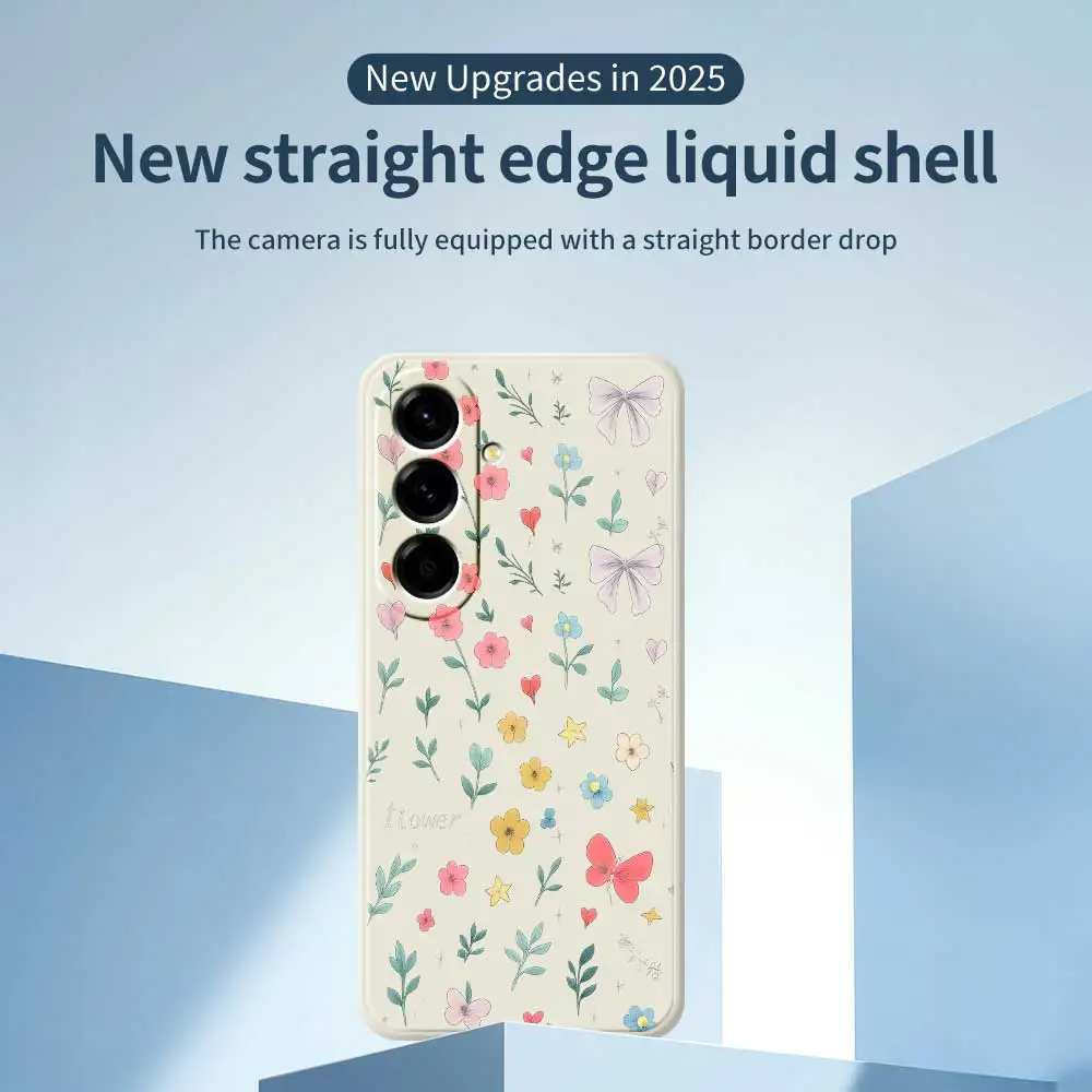 Custodia per telefono floreale fresca ed elegante per Samsung Galaxy A56 A32 A23 A22 5G A32 A23 4G A55 A54 A53 A52 A51 A35 A34 A31 Cover morbida