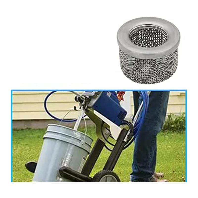 เอบซล 181072   หรือ 181-072 Inlet Strainer กรองหน้าจอ 1in NPT สําหรับ 795 1095 1500 Airless Paint Sprayer สายดูด
