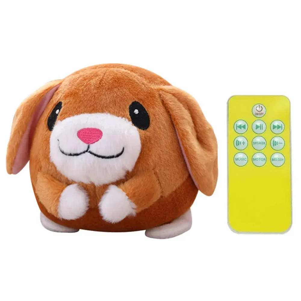 

Shake Bouncing Jump Balls USB Rechargeable Singing Electronic Pet Dog Toy Electronic Interactive Dog Chewing Moving Plush Toy