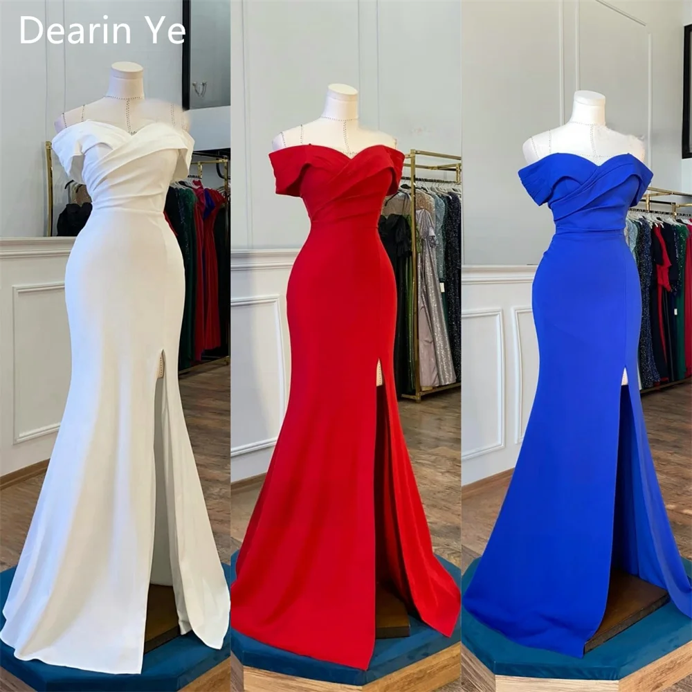 Customized Saudi Arabia Prom Gown Evening Dearin Ye Sweetheart Trumpet Floor Length Skirts Layered Ruffle Bespoke Occasion Dress