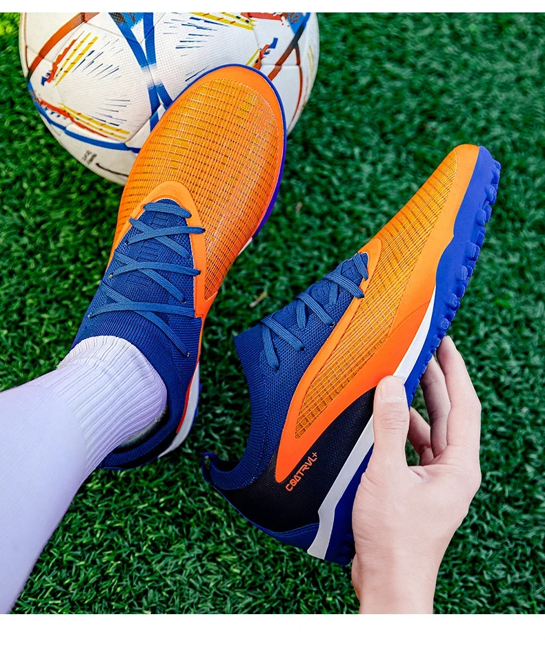 Neue Herren-Fußballschuhe Sport Erwachsene Lange Stollen Fußballschuhe Training Outdoor-Stollenschuhe Atmungsaktiv Rutschfest Jungen Match Bequeme Schuhe – Detail 20