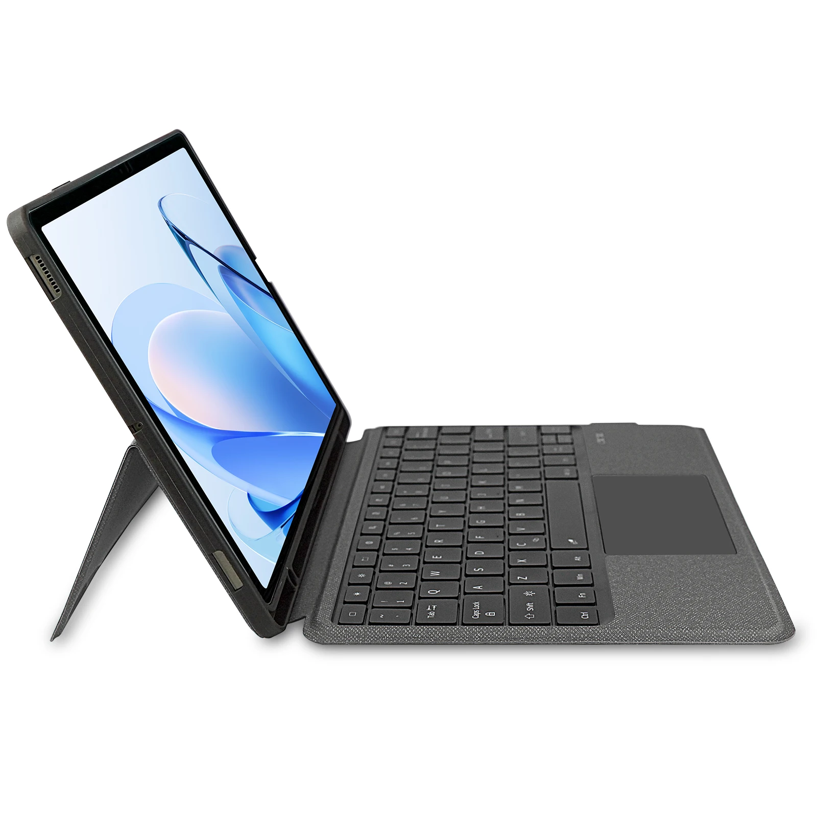Wireless Keyboard Case for Samsung Galaxy Tab S9 Fe Plus/S9 Plus/S10+/S10FE+ 12.4 13.1 inch with Pen Slot 7 Color Backlight Keys