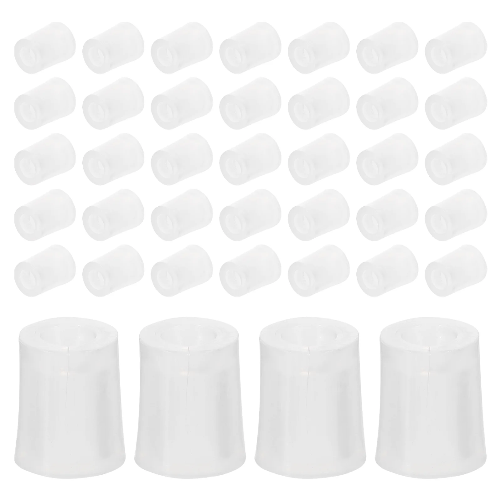 

50 Pcs Perfume Dispenser Adapter for Syringe Dispensers Refill Pump Tools Transfer Plastic Bottle