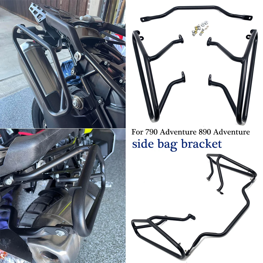 New FOR KTM 790 Adventure R S ADV R 890 Adventure R S 2019-2023 Motorcycle Side Bag Support Bar Saddle Bag Mounting Bracket