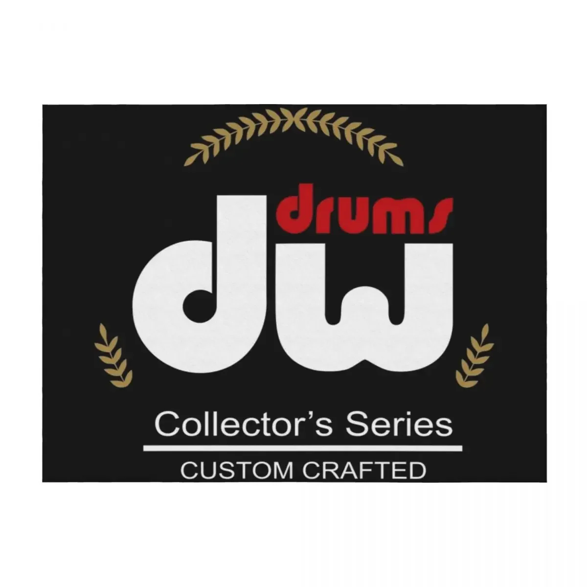 

DW Drums POCKET SIDE Throw Blanket Designers Nap Tourist Soft Plaid Blankets