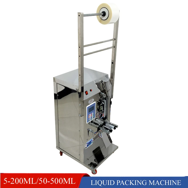 Electric Liquid Packaging Machine Multi Functional Soy Sauce Vinegar Baijiu Quantitative Liquid Filling Packaging Machine
