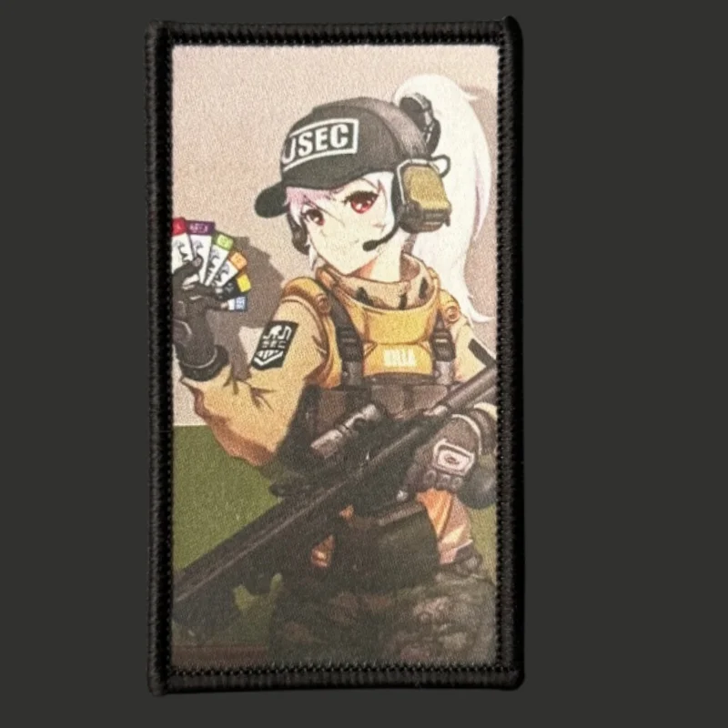 Parche táctico USEC anime – Velcro para mochila y uniforme - imagen 4