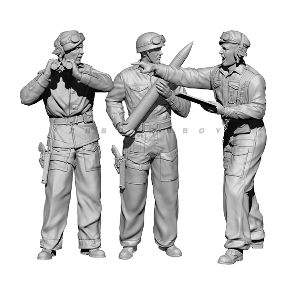 

1/35 Resin Soldier model kits figure colorless and self-assembled A-2032