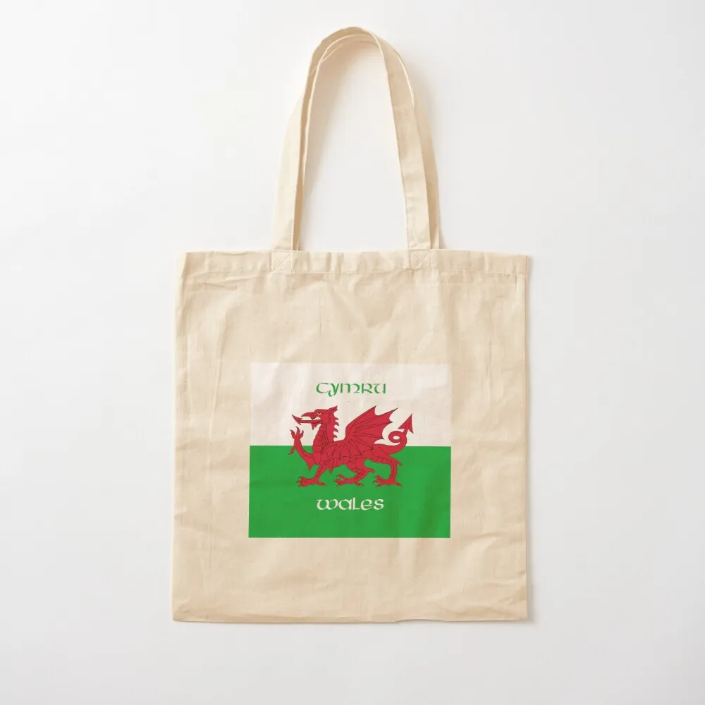 Cymru / Wales - The Welsh Dragon Flag Tote Bag tote bag custom Shopper sac pour femme