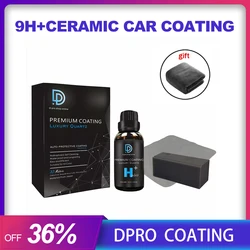 Dpro Nano revestimiento cerámico 9H vidrio líquido detallado de coches Nano cerámica impermeable pintura hidrofóbica de coche esmalte antiarañazos