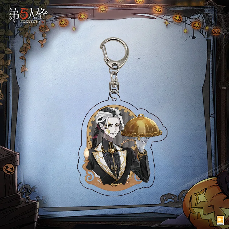 Identity V Anime Character Model 6cm Acrylic Keychains Woman Cute Cartoon Bag Pendant Decoration Key Chain Fans Christmas Gifts view 2