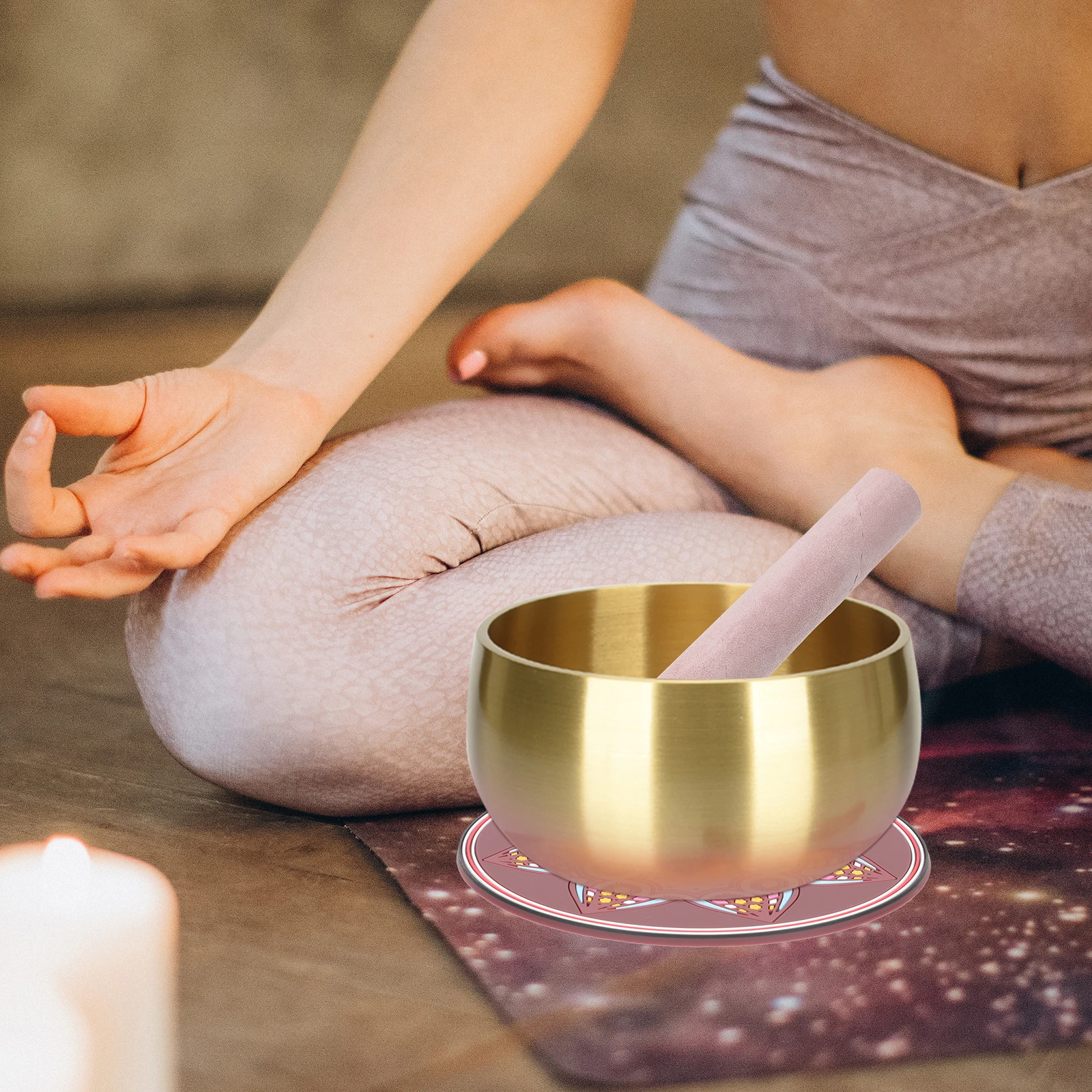 

Sound Mallet Singing Bowl Stick Meditation Accessories Buddha Sound Bowl Striker Durable Smooth Polished