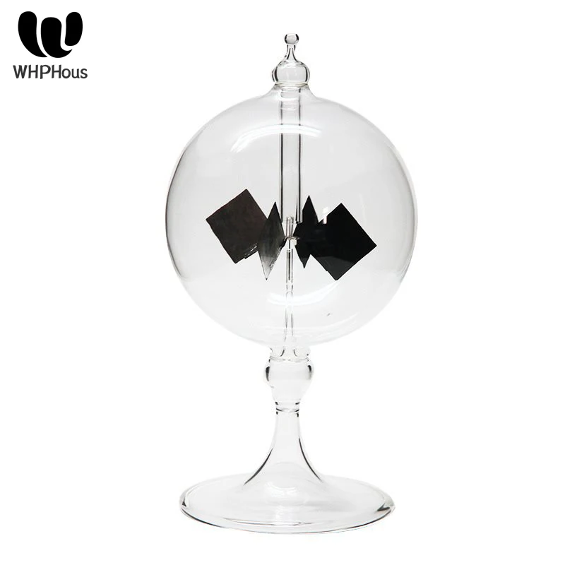 1PC Solar Power Crookes Radiometer Model Educational Equipment Radiometer Light Pressure Windmill Bolometer