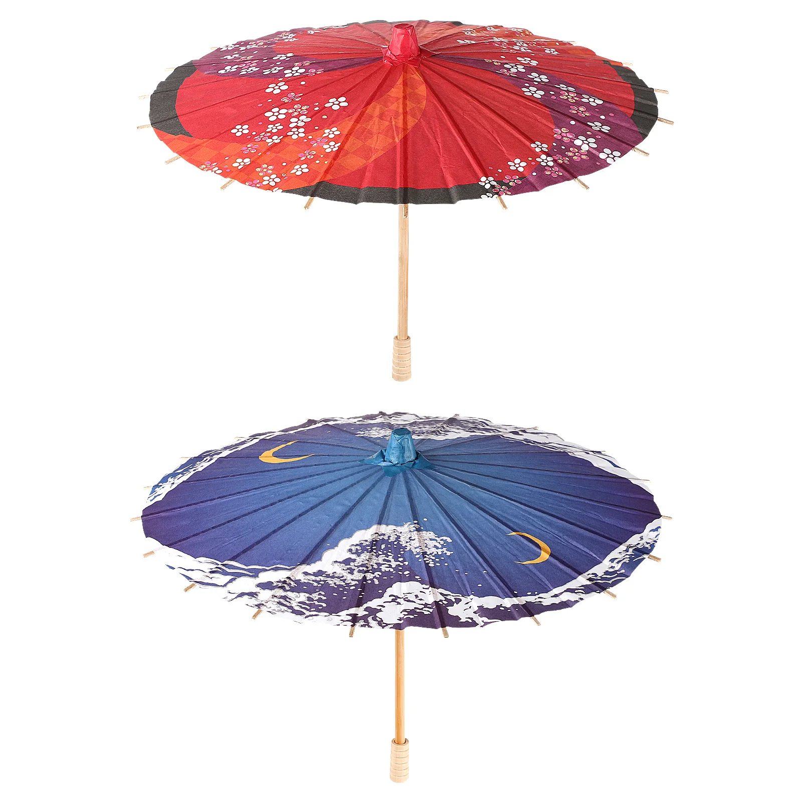 Japanese Oil Paper Umbrella Vintage Cherry Blossoms Ancient Dance Umbrella Chinese Style Paper Umbrellas Decoration