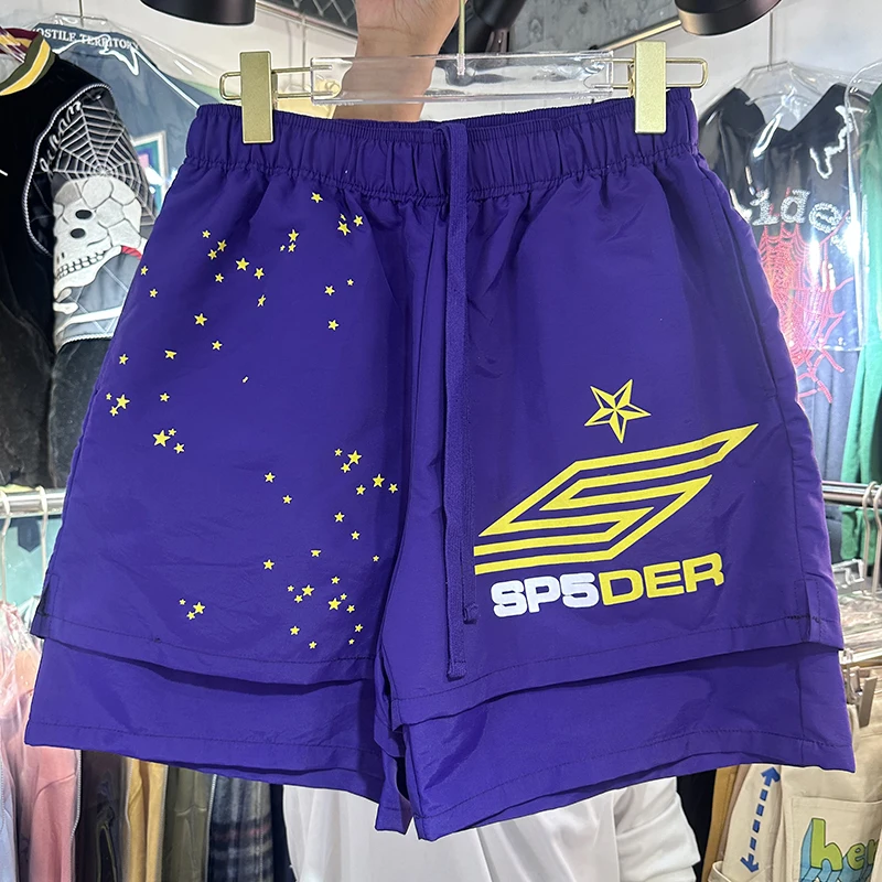 

Мужская повседневная спортивная одежда высокого качества с принтом пяти звезд, удобная свободная посадка, летняя модная молодежная энергетическая одежда