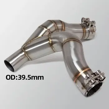 Nasouvací trubka pro Ducati Desert X DesertX 950 2022 2023 2024 motocyklový výfuk upravená nerezová střední trubka originální rozhraní 6 nejlepší prodej Nokia Lumia 950 - №6