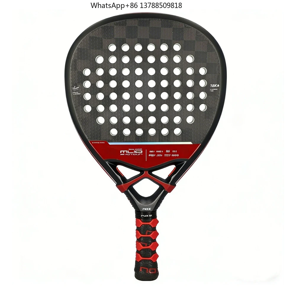 2023-2025 Professional Padel Tennis Racket Carbon Fibre Composite Diamond Shaped EVA Laminated Foam Fengdong  Sports Racquet