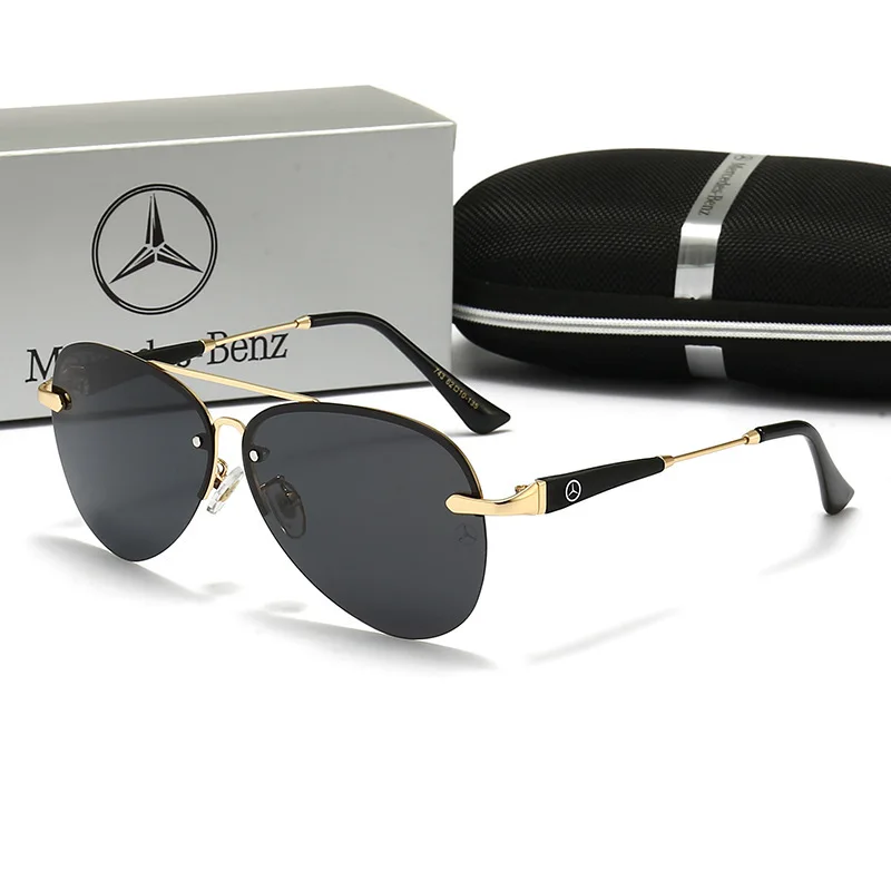 For Mercedes Benz B/C/E/S Class A Class C200L GLC GLK Classic Men/Lady Polarized Sunglasses Metal Driving Male Light Sun Glasses