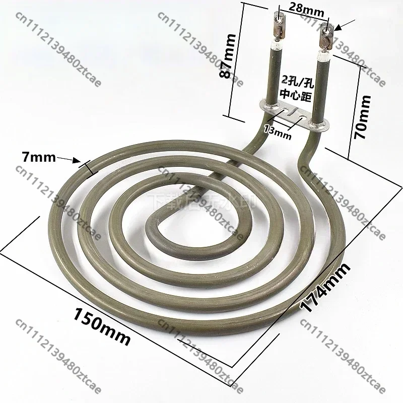 

Stainless Steel Mosquito Coil Heating Element, 3-7 Turns Spiral Electric Heat Pipe for Air Fryer Electric Drying Equipment