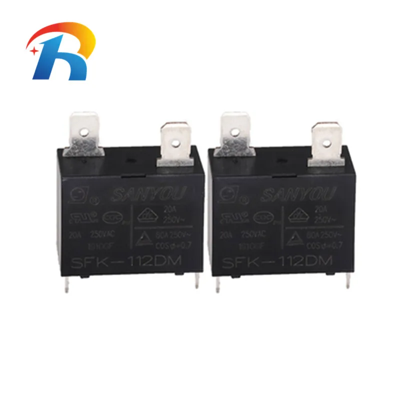 20pcs Relay SFK-105DM 112DM 124DM Air Conditioner Power Relay SFK-105DM-E 112DM-E 24VDC 20A 250VAC 4pin SFK-105DMP 112DMP 124DMP