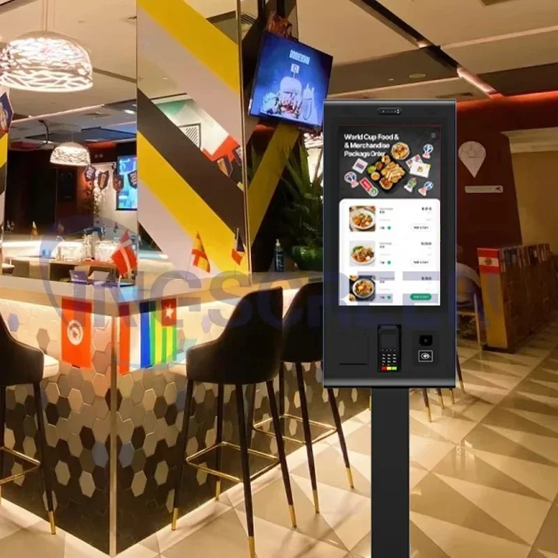 Hotel Airport Metro Restaurant Bar Self-Service Payment Kiosk Self-Service Ticketing Floor Standing Checkout Kiosk
