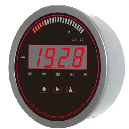 Digital Multi-Function Relay and Buzzer Differential Pressure Transmitter Type Digital Pressure Gauges