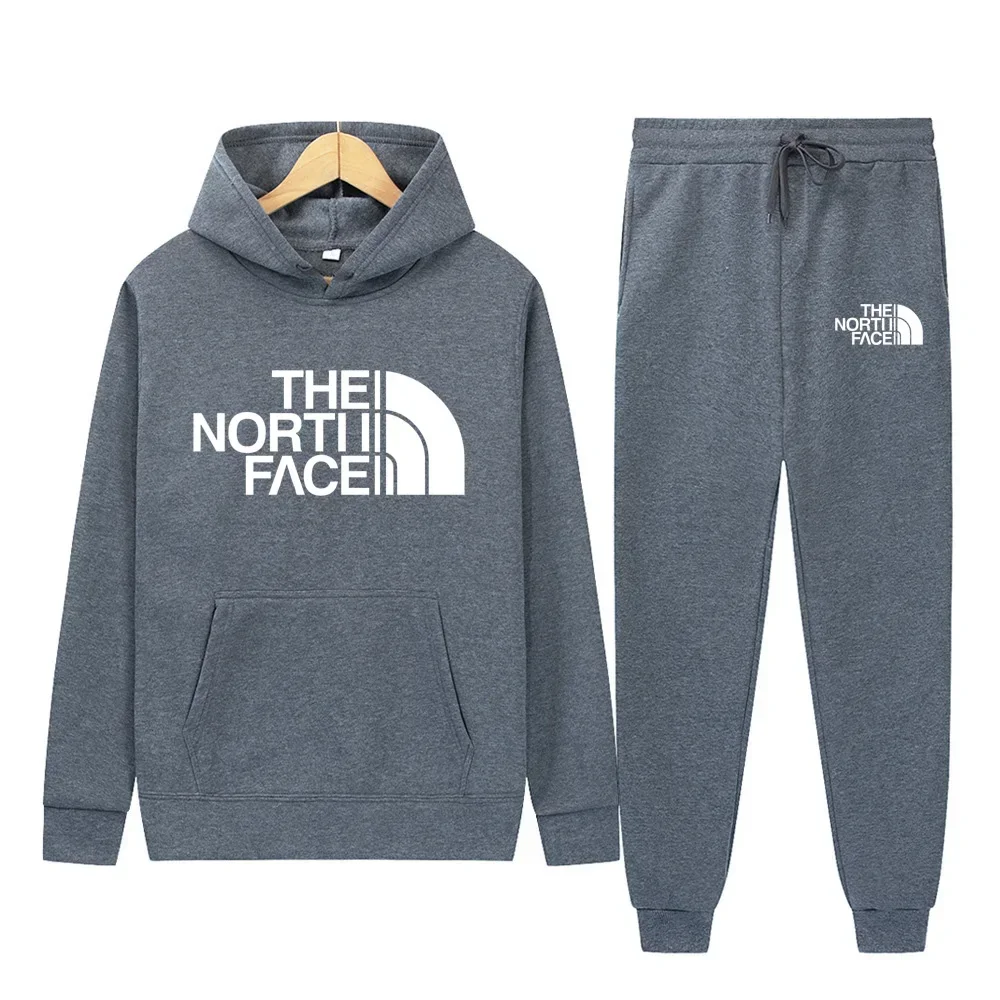 جديد الخريف الشتاء الرجال النساء رياضية هوديس + السراويل 2 قطعة مجموعات دعوى موضة الاتجاه الهيب هوب Y2K الملابس الرياضية بلوزات