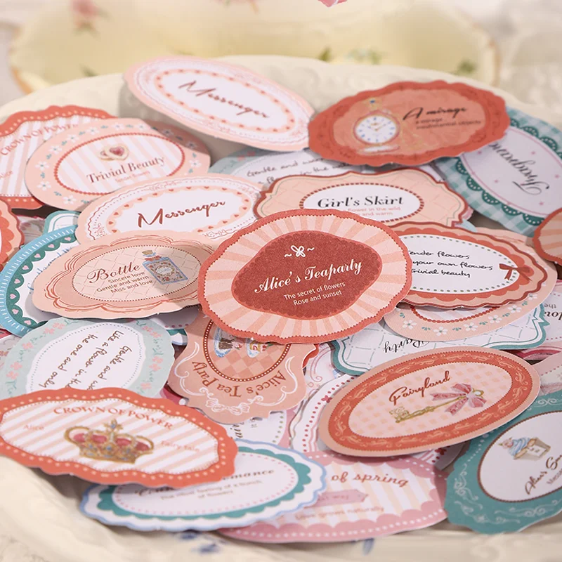 Mr.Paper 20Pcs Sweet Fairy Tale Series Boxed Stickers Kawaii Cartoon Journal Scrapbook Collage Decor Craft Supplies
