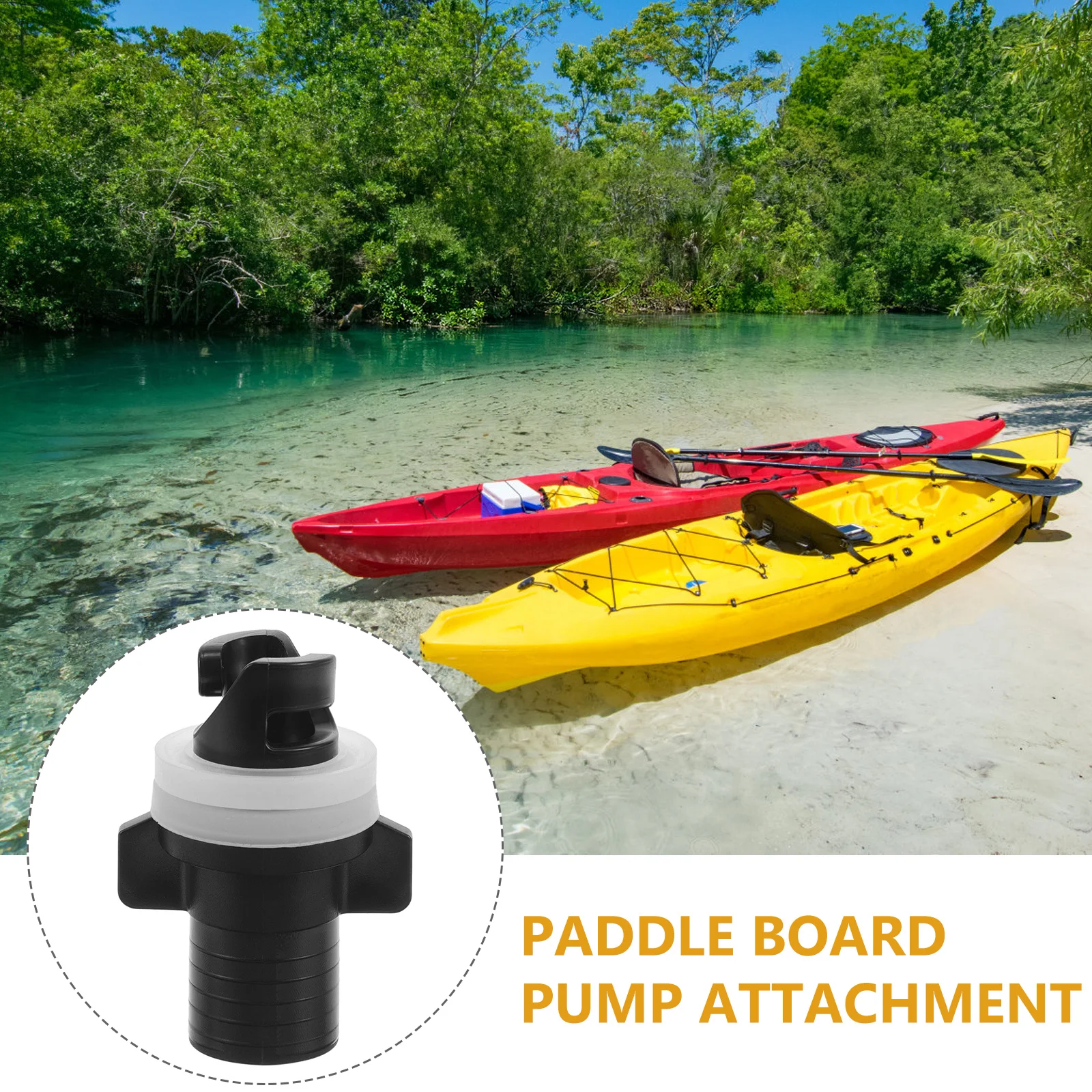 

5pcs Set of 5 Air Pump Nozzle Adaptor Kayak Replacement Parts Inflatable Boat Accessories