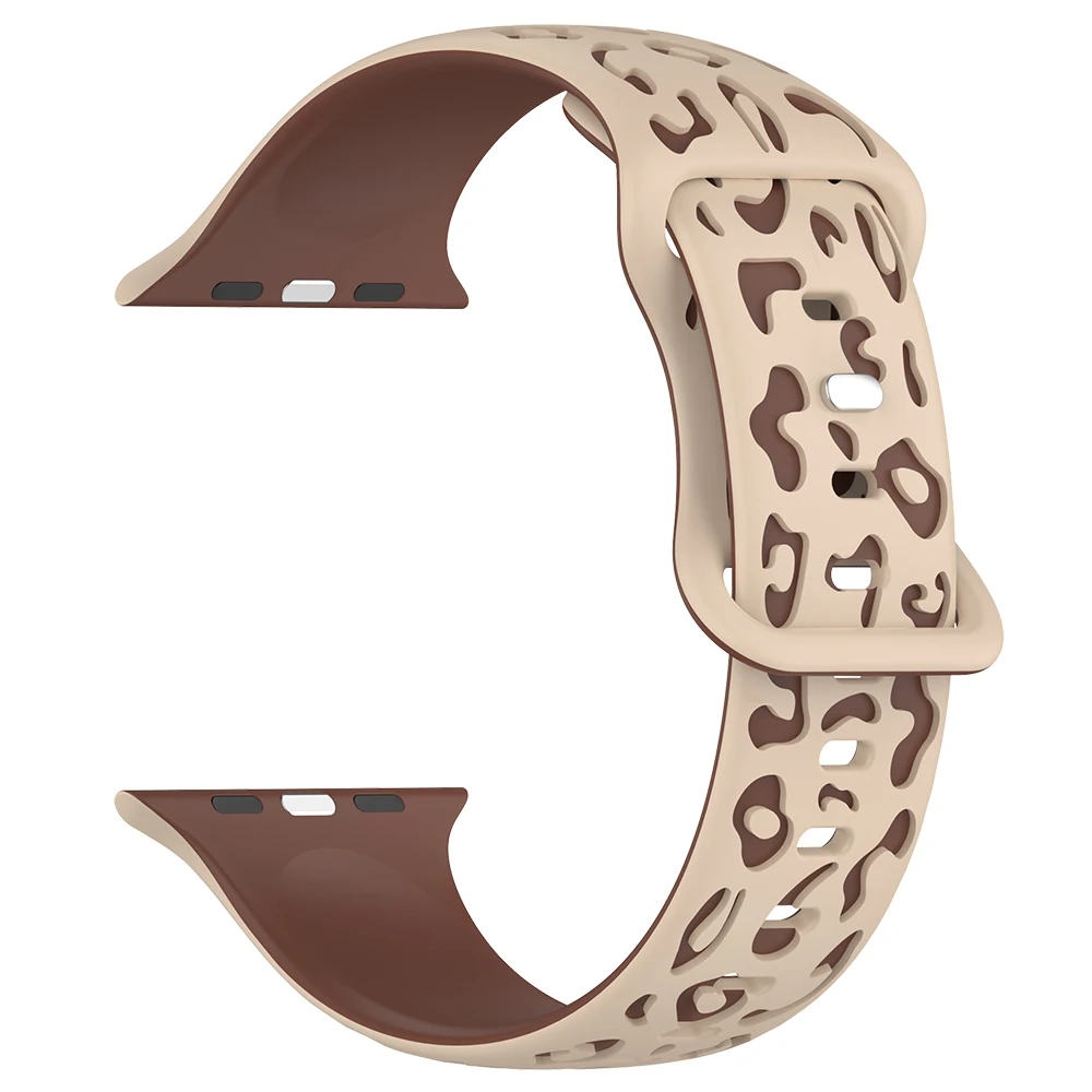 

Leopard Print strap For Apple Watch 44mm 45mm 40mm 41mm 42-38mm 45mm sport bracelet iwatch series 8 7 6 5 4 3 SE 9 Ultra 2 49mm