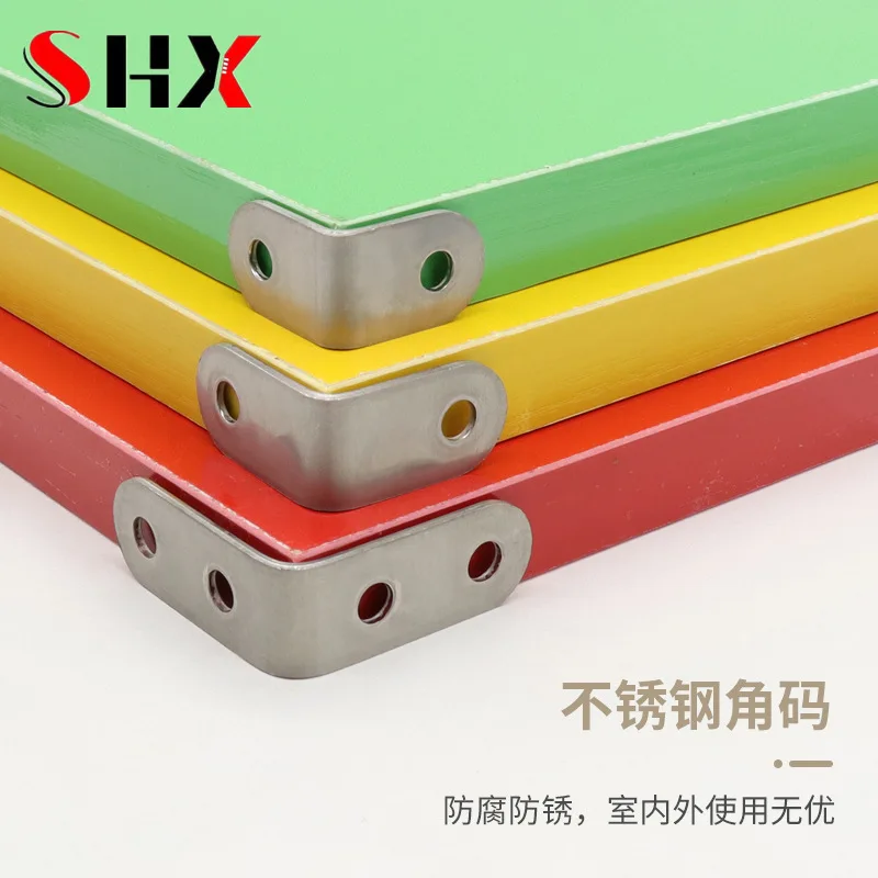 90 Degree Right Angle Fixer 304 Stainless Steel Angle Code L Type Brackets Furniture Connection Piece Accessories With Screws