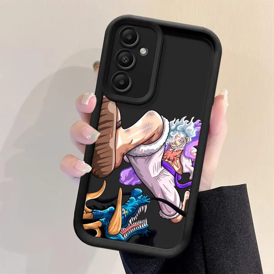 Etui z miękką powłoką One Piece Dragon Luffy na Samsung Galaxy A06 A15 A35 A73 A55 A53 A54 A72 A71 A52 A51 A25