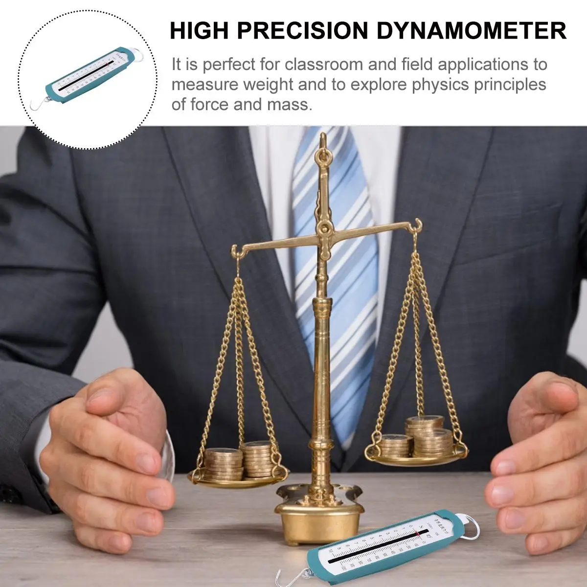 Fuerza de alta precisión de las medidores del acero inoxidable de la puerta del dinamómetro del resorte del indicador de empuje