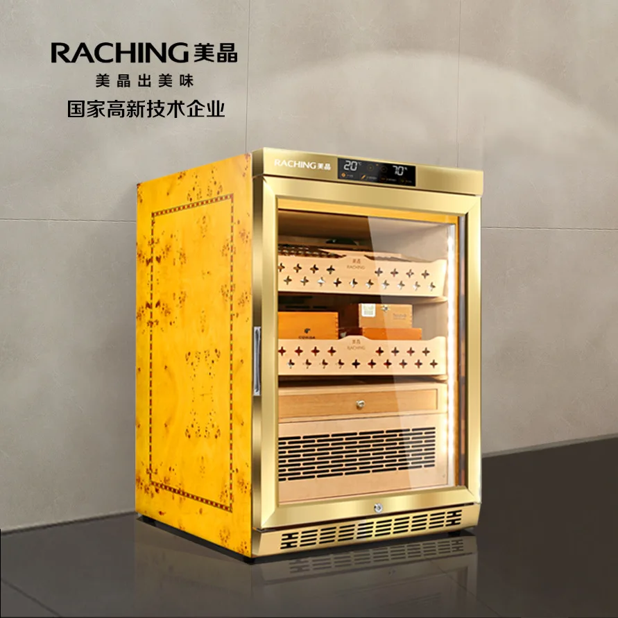 Smart horizontal line solid wood constant temperature and humidity electronic humidifier for hydration