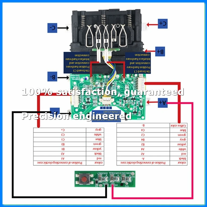 DCB609 Circuit Board PCB for 20V 60V FlexVolt 18650 Battery DCB612 DIY Li-Ion Battery Charging Protection Board-BCBW