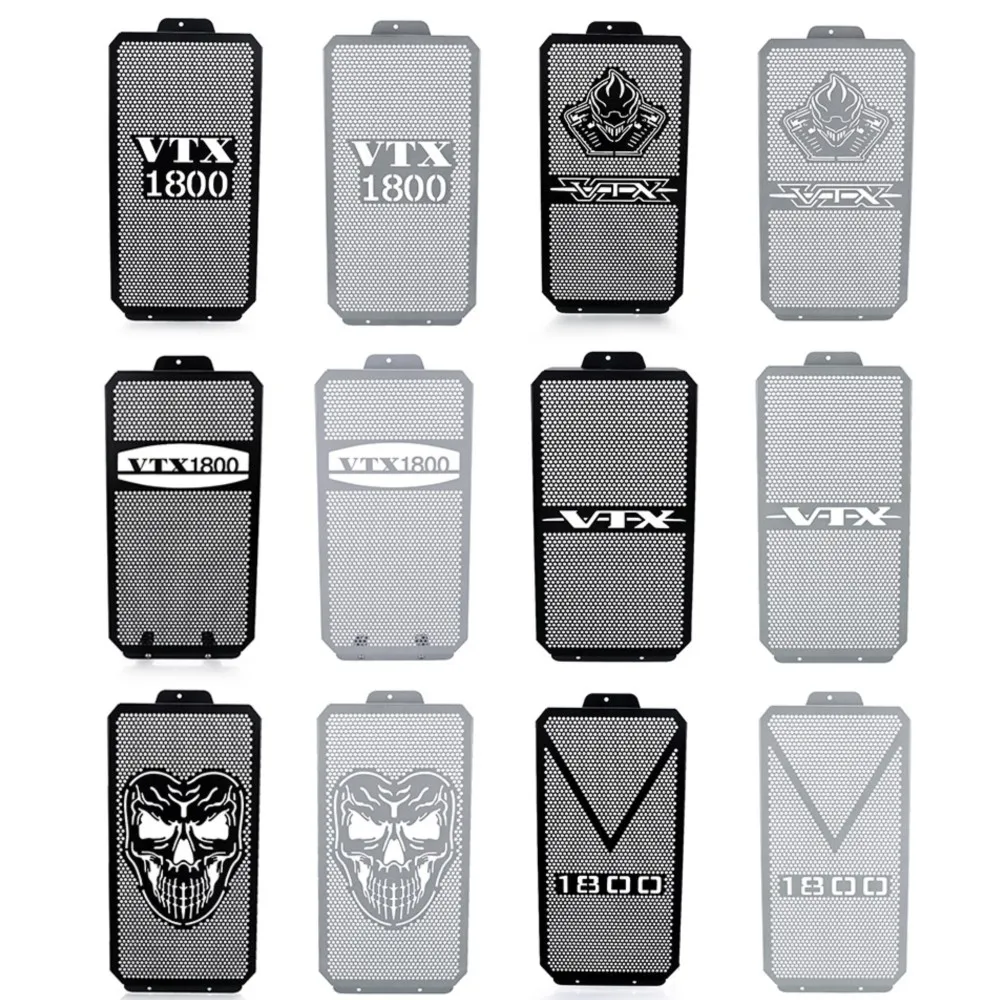 

For Honda VTX1800C/F/N/R/S/T 2002-2007 2008 Radiator Protector Cover Water Tank Shield RADIATOR PROTECTION Guard Grille VTX 1800