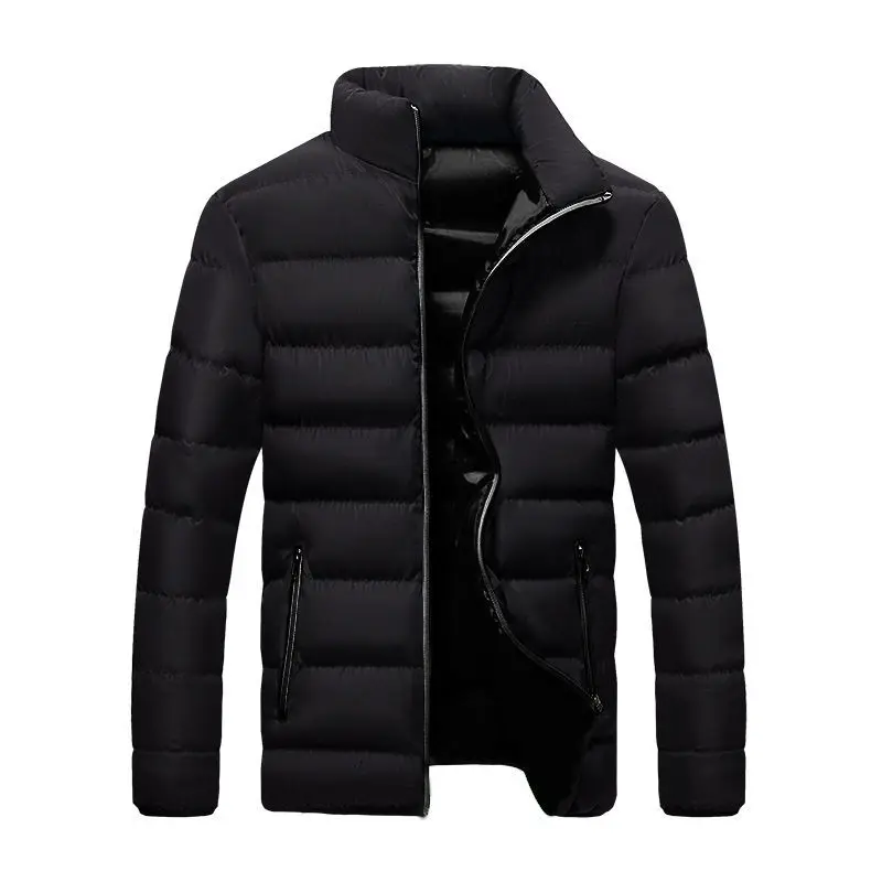

Youth ort Cotton Jaet Men's Winter Clothes Korean Sle Trendy Student Cotton Coat Regular Length Stand Fit