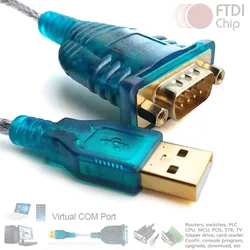 FTDI 9 pin Male to USB RS232 Serial Cable US232R Chip X10 for Tablet Laptop Panel PC USB Serial COM Port IOIOI Converter Cable