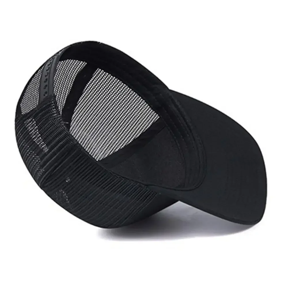 Hot Sale Unisex Cap Slight Curved Brim Style Trucker Hat  Men & Women Casual Outdoor Breathable Summer Cap image 3