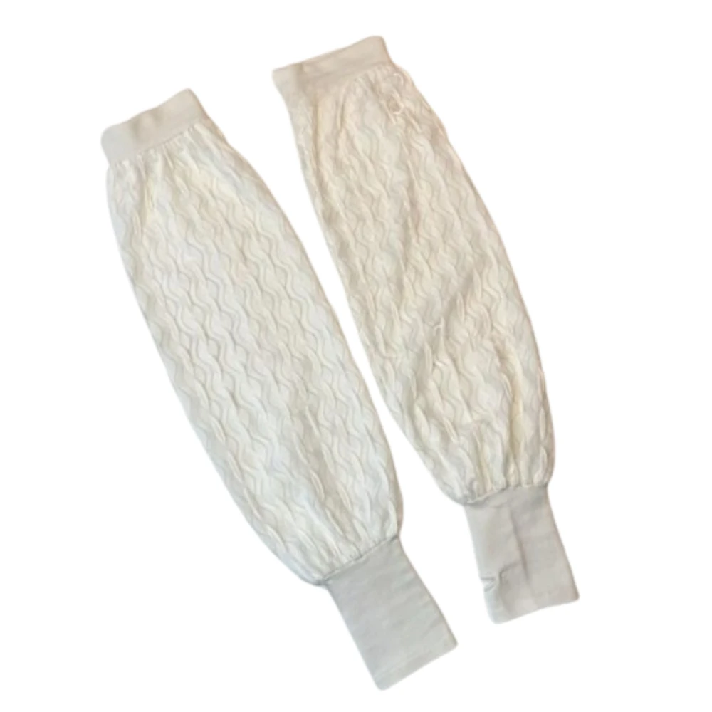 

Breathable Sun Protection Arm Sleeves French Style Elegant Sunscreen Arm Cover Anti-Sunburn Fingerless Gloves