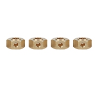 L72A-8PCS Brass 12Mm Hex Wheel Hub Adapter For YK4102 YK4103 YK4082 YK6101 Yikong RC Crawler Car Upgrade Parts