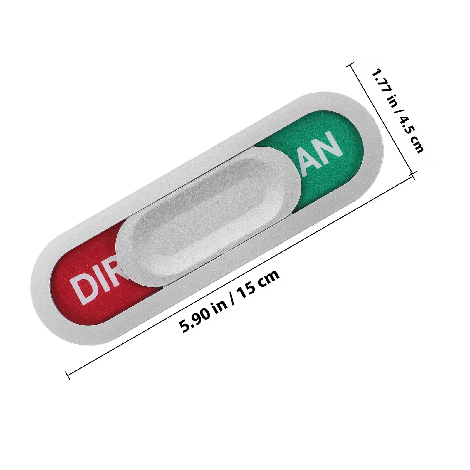 Dishwasher Clean Dirty Magnet Sign Indicator Smooth Lines Elegant Design for Modern Kitchens Magnetic Stainless Steel Surface