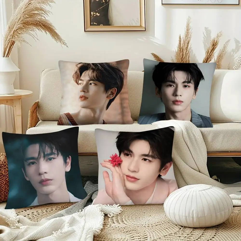 Actor ZhangLingHe Pillow Case Fashion Square Pillowcase Bedroom Sofa Room Ins Decoration Leisure