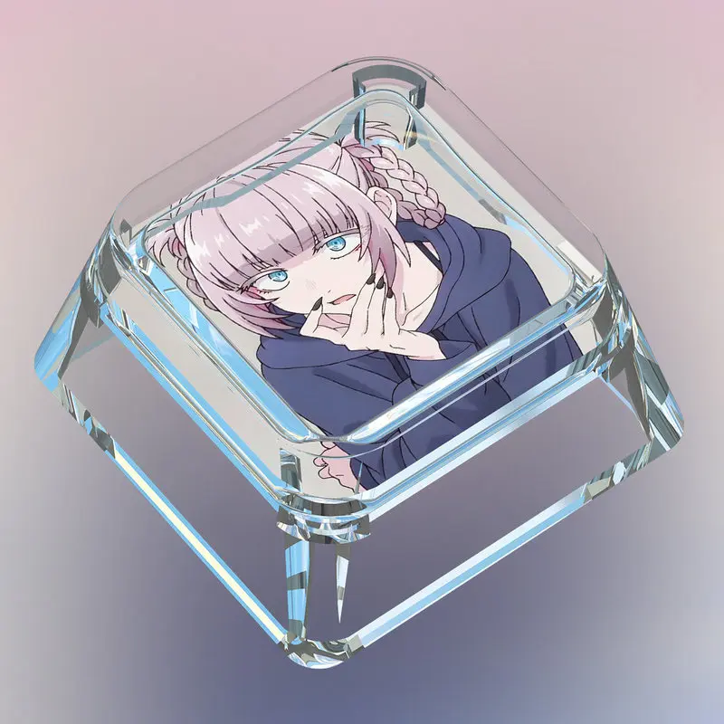 All Night Long Anime Theme Keycaps Mechanical Keyboards Cross Axis Pc Game Keyboards Accessories Collect Gifts Keycaps