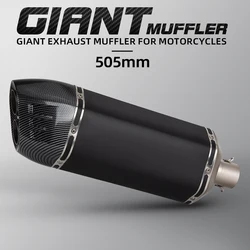 Motorcycle modified exhaust tail pipe universal double hole muffler for off-road moto r1200gs adv f850gs 390adv 990adv adv350
