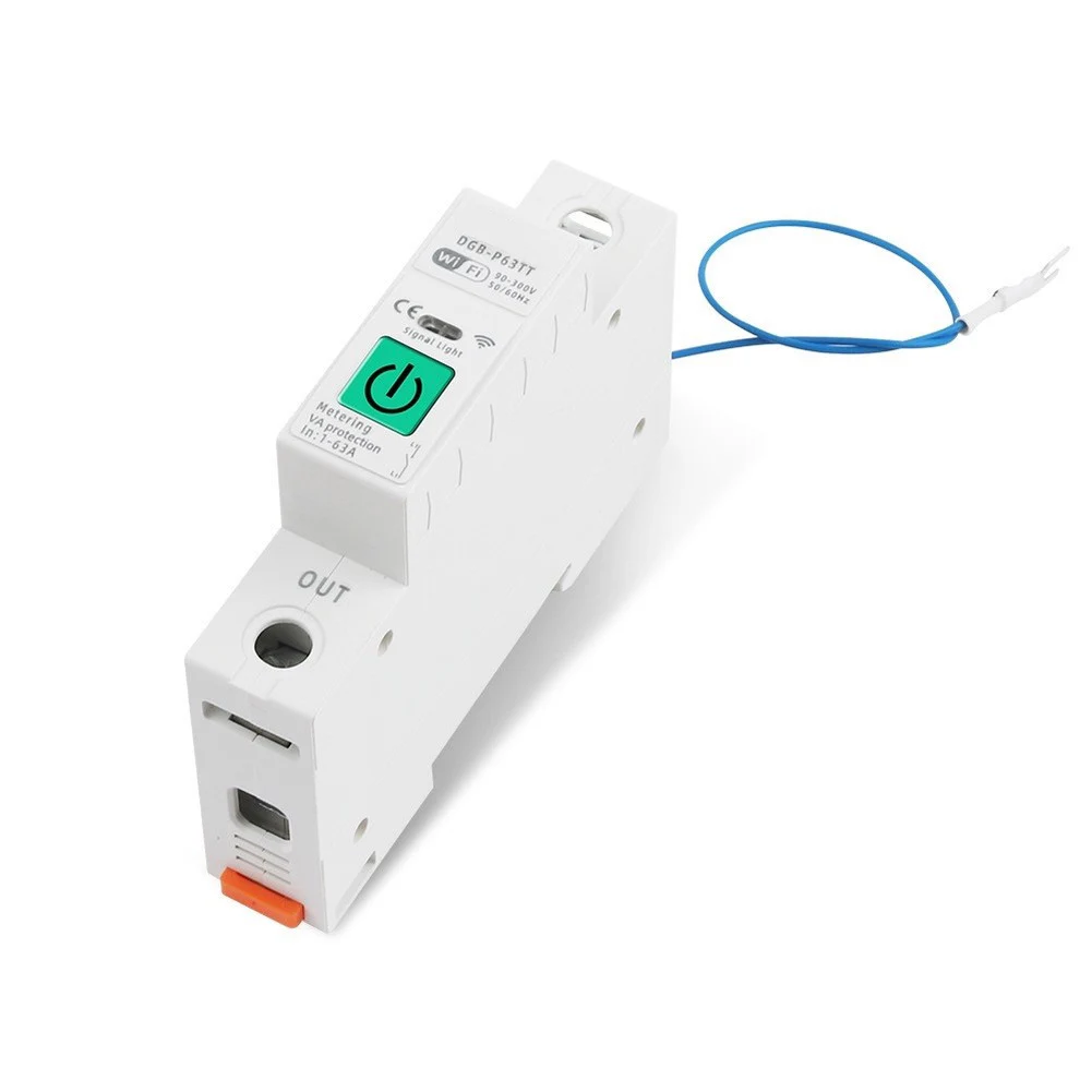 for Smart Circuit Breaker with Neutral Wire WiFi Connectivity for Real Time Power Data and Historical Energy Reports