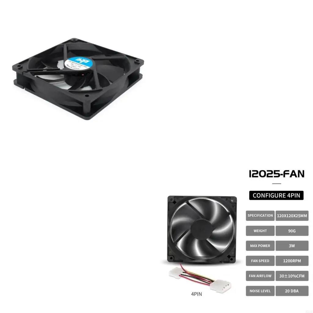 

Компьютерный ПК шасси вентилятор 12 см 120 мм 12025 Silent Control Compunt Comput Case Fean