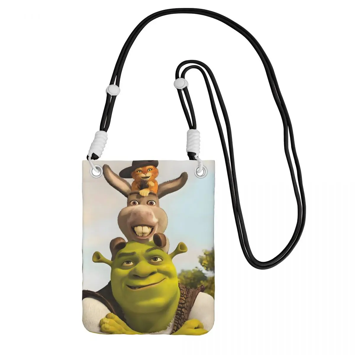 

Сумка для мобильного телефона S-shreks на заказ для мужчин и женщин, крутая забавная сумка через плечо с героями мультфильмов, сумка через плечо, сумка для губной помады, мини-кошелек на плечо, кошелек