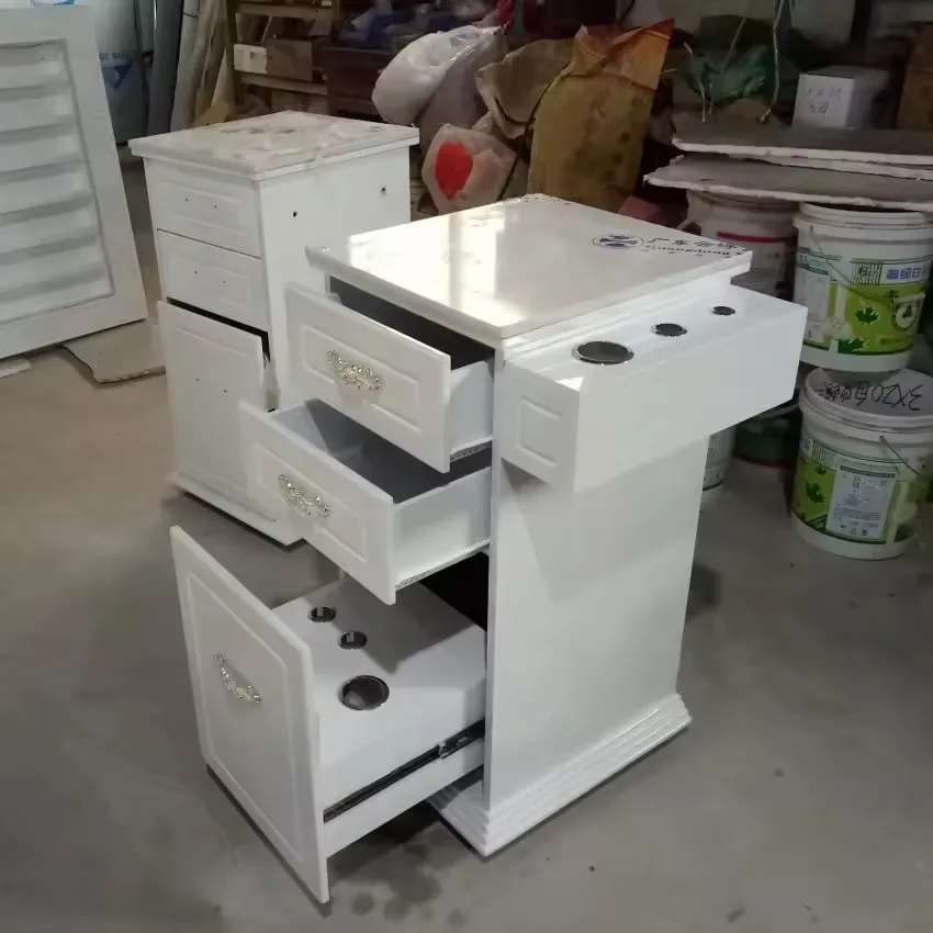 Salon Trolley,High Quality Luxury White Beauty Multifunctional Salon Tools Cart Hairdressing Trolley With Drawer