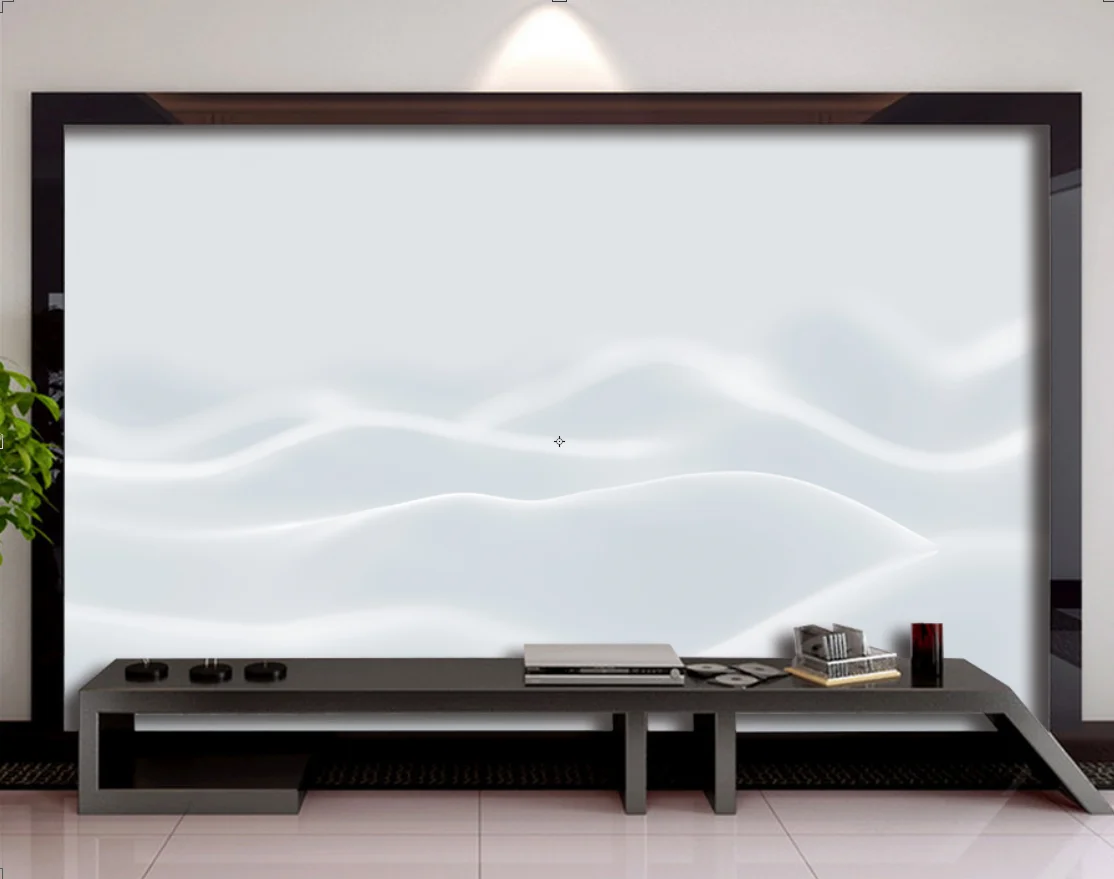 

Пользовательский размер Nordic Abstract Cloud Фоновые обои Черно-белые Серые Небо Облако Волны Гостиная Спальня Полная 3D Фрески